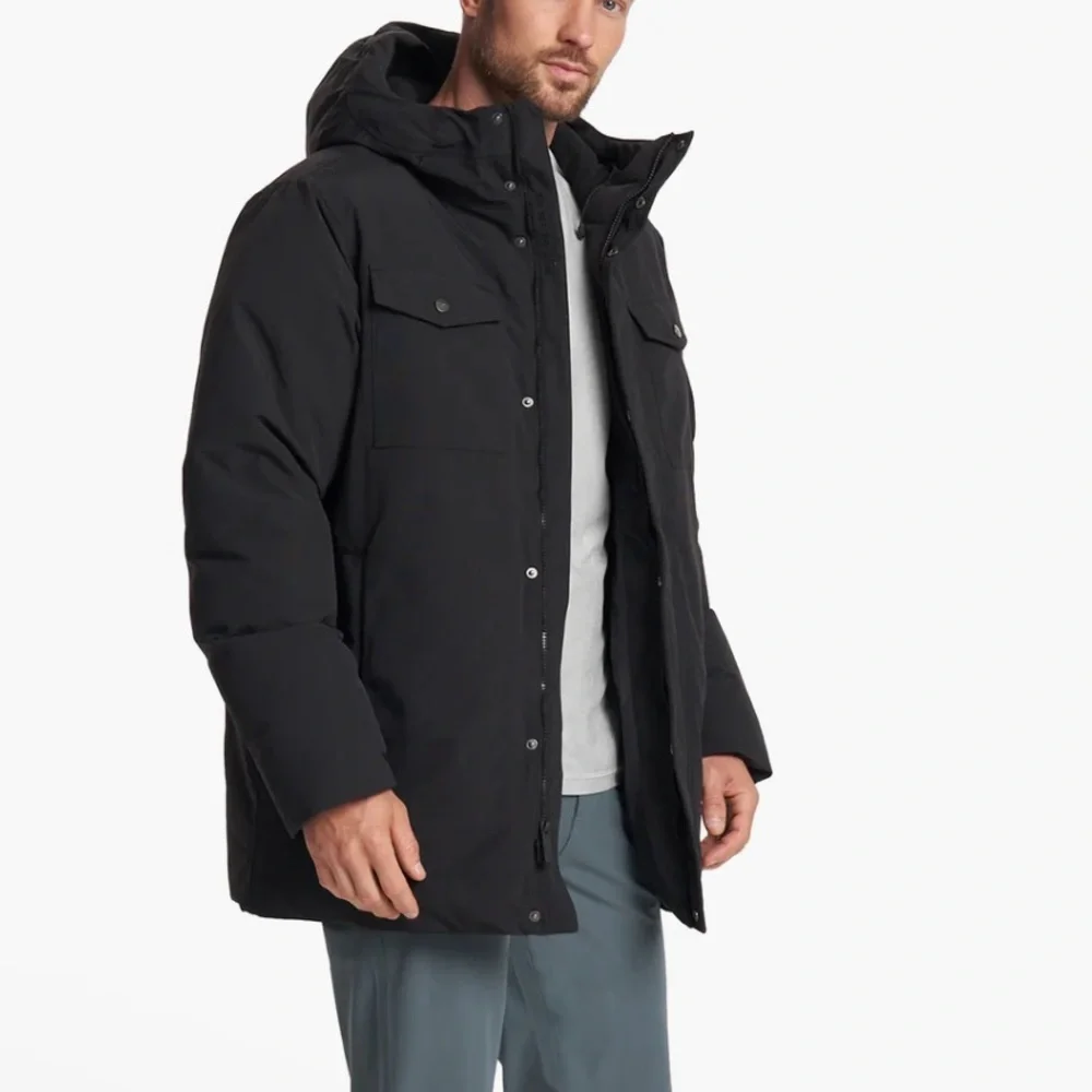 Vuori Northmost Insulated Black Parka Size Small